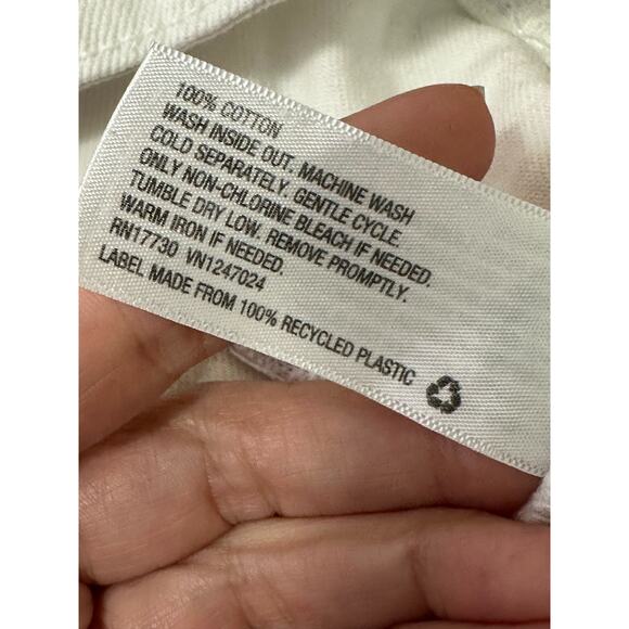 Wild Fable white orange purple tie dye fringe highest rise shorts size 4 - Picture 5 of 8